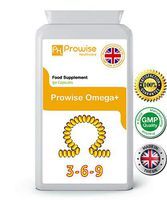 Omega 3 6 & 9 Fish Oil 1000mg 90 Softgels - Effective Health Support – UK Manufactured to GMP Guaranteed Quality by Prowise Healthcare
