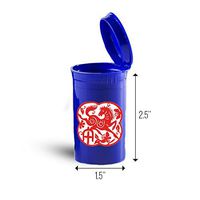 Horse Chinese Zodiac Sign First Aid Case Pill Container ID 6983B