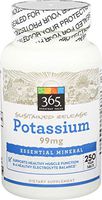 365 Everyday Value, Potassium 99mg, 250 ct