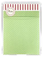 Nautical Dots Memo Sheets and Acrylic Holder, 150 Note Papers, 5"x7" Memo Pad, Notes, Stationery, Desk Accessory, Mother's Day Gift, Unique Gift for Mom and Women