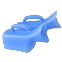 Blue 800ML Female Bed Pee Portable Toilet Car Travel Camping Trip Boat Urinal Bottle Pack of 2