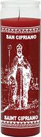 Indio Products St Cipriano Red Candle - Silkscreen 1 Color 7 Day