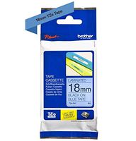 Brother Genuine P-Touch TZE-541 Tape, 3/4" (0.7") Standard Laminated P-Touch Tape, Black on Blue, for Indoor or Outdoor Use, Water-Resistant, 26.2 ft (8 m), Single-Pack