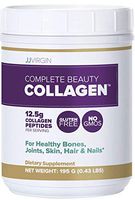 JJ Virgin Complete Beauty Collagen - Collagen Peptides for Joints, Skin, Hair & Nails (15 Servings, 195 Grams)