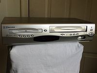 Emerson EWD2203 DVD Player/VCR Video Cassette Tape Recorder Combo, 4-Head HQ Stereo VHS Player, MP3 Player w/ Dolby, Compact Disc Digital Out. Works Amazing!