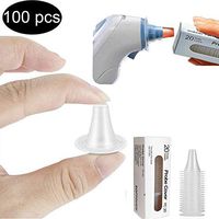 Ear Thermometer Probe Covers/Refill Caps Refill Lens Filters Clear Protective Caps Replacement for Digital Thermoscan Disposable Covers 100pcs