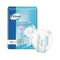TENA Stretch Brief, Super Absorbency pack of 28 Size Large/X-Large Waist Size... MMED-SCT67903 Pack