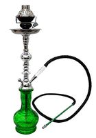 new 1 hose 22" Green Hookah shisha nargila bar narguile nargile glass water Vase