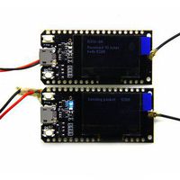 2Pcs LILYGO TTGO LORA32 915Mhz ESP32 LoRa OLED 0.96 Inch Blue Display Bluetooth WiFi ESP-32 Development Board Module with Antenna
