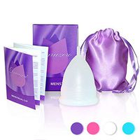 Menstrual Cup,onewell Reusable Period Cup,Silicone Feminine Blossom Cups for Menstrual