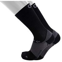 OS1st FS4 Plantar Fasciitis Socks for Plantar Fasciitis Relief, Arch Support & Foot Health in 4 Styles (Crew, Black, Medium)