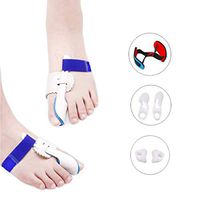 Bunion Corrector, Bunion Splints with Bunion Tape for Hallux Valgus, Big Toe Joint,Adjustable Velcro Bunion Splint Protector Sleeves kit(Women and Men,7 pcs)