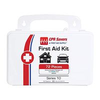CPR Savers & First Aid Supply Home, Business, School, Restaurant, Car, Camping, Sports, and Hiking OSHA ANSI Weather Resistant First Aid Kit (10 Series)