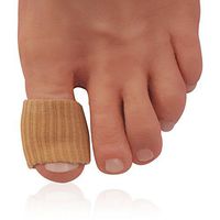 Dr Frederick's Original Fabrigrip Toe Protectors - 2 Multiple-Use Pieces - Toe Covers to Prevent Blisters, Cushion Bunions, More - Large