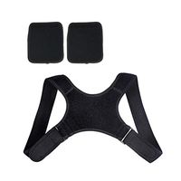 SUPVOX Posture Corrector Adjustable Medical Back Brace Posture Brace Provides Lumbar Back Support with Shoulder Pad Lower Upper Back Pain Kyphosis Posture Device for Men Women