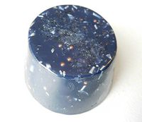Tower Busters 1 Indigo Blue Orgone Generator Energy Accumulator PERFECT GIFTING TOOL!!!! Made 528Hz Frequency with OM Chants Many Beautiful Ingredients and Colors!!