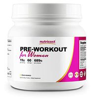 Nutricost Pre-Workout Powder for Women Strawberry (60 Serv)