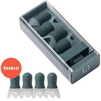 PLAFUETO 4PCS Aircraft Earplugs Ultra Soft Silicone Earplugs Reusable Noise Reduction for Sleeping Travel Gray