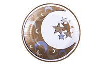 Ramadan/eid Crescent and Star Paper Plate (Pack of 10)