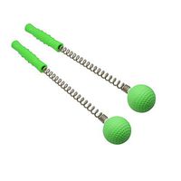 Massager Ball Hammer(2-Pack) SinLoon Hammer Stick Manual Beat Golf Ball Massager Back Shoulder Massage Full Body Reduce Fatigue Pain (Green)