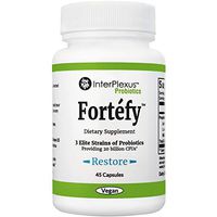 Fortéfy - 3 Elite Strains of Probiotics providing 20 billion CFU per capsule - 45 capsules