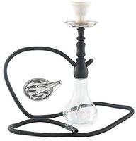 ISKY Hookah Set Complete Set Secure Hooka Shisha Nargila Hose Hookah Stands Accessories (HO01 Classic Black)