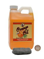Howard Orange Oil 64 Ounce Half Gallon, Clean Kitchen Cabinets, Best Furniture Polish, Orange Wood Cleaner