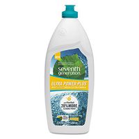 Seventh Generation 22928CT Natural Dishwashing Liquid, Ultra Power Plus, Fresh Citrus, 22 oz Bottle (Case of 12)