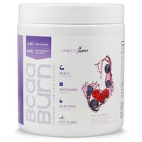 PrettyFit BCAA Burn - 30 Servings - Berry Blast - BCAAs for Women - Build Lean Muscle with BCAAs, Glutamine, and Non-Stimulant Fat Burners - 0 Calories, 0 Sugars, 0 Carbs