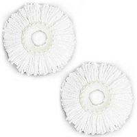 (New Multitools/quality) New 2PC Replacement Mop Head Refill For 360 Magic Spin Mop Long Microfiber