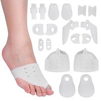 9 Pairs of Toes Separators, Toe Separators for Dancers, Toe Gel Protection, Silicone Toe Protection for Stubbed Toes, Retractor for Toes