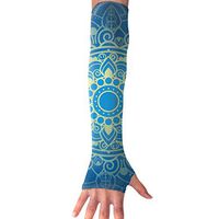 Mipu Shangmao Blue Mandala Anti-UV Sleeves Gloves Sun Protection Sports Protective Sleeves