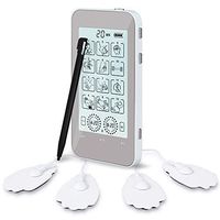 TENS Unit, EMS Muscle Stimulator with Touch Screen, 2 Channels 12 Modes TENS Machine, Rechargeable TENS Unit Muscle Stimulator for Back Pain and Neck Pain