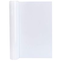 Outee 1 Roll Heat Transfer Vinyl 12 Inch by 10 Ft Iron On HTV for T-Shirts, Clothing, Hats, Jeans Compatiable with Cricut Camero Heat Press Machines Sublimation, White