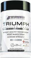 Triumph Testosterone Booster for Men: Best Test Booster and Estrogen Blocker for Men with DIM, KSM 66 Ashwagandha, and Boron Citrate, Build Natural Lean Muscle Mass and Strength, 56 Veggie Capsules