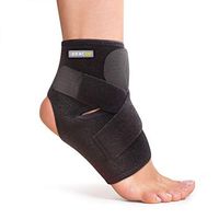 Bracoo Ankle Support, Compression Brace for Arthritis, Pain Relief, Sprains, Sports Injuries and Recovery, Breathable Neoprene Sleeve, FS10, S/M