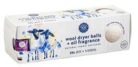 Woolzies Organic Wool Dryer Balls: 3 Pack XL Dryer Balls & 100% Pure Essential Oil| All Natural Laundry Fabric Softener Balls| Best Essential Oil Dryer Balls (Lavender)