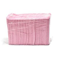 Dental Bibs,125 pcs Disposable Dentist Paper Towel Sheet Patient Bibs Tattoo Medical Supplies, 13"x 18" 3 Ply Waterproof Dental Napkins for Clinics,Pink