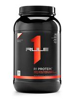 R1 Protein Whey Isolate/Hydrolysate, Rule 1 Proteins (38 Servings, White Chocolate Raspberry)