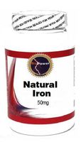 Natural Iron 50mg 200 Capsules # BioPower Nutrition