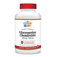 21st Century Glucosamine Chondroitin 500/400mg - Double Strength, cp 210 Count