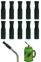 10 Silicone Tips 9mm for 14" Stainless Steel Straws Jumbo Big Gulp 64 oz 100 oz HUGE SUPER LONG Drinking Wide Insulated Whirley Travel Mug FOAM Truck Stop Cup