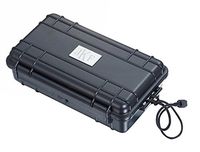 Personalized Black Travel Cigar Case with Free Engraving - Holds 5 Cigars