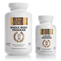 Pure Body Tiny Mighty Duo (Whole Body & Colon Program) - 60 Whole Body Tablets, 20 Colon Tablets - 6-10 Day Cleanse