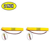 (2 Pack) ELBB003 Lithonia ELB-B003 Unitech BAT9.6V700 9.6v 900mAh Exit Sign Emergency Light NiCad Battery Replacement ELB-B004 ELBB004 OSI OSA228 DANTONA CUSTOM-306-U BCN800-8BWP-CE005 ELB-B004