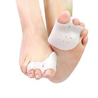 Jrery Bunion Relief Big Toe Protector for Bunions Splint Pads, 1 Pair Gel Toe Separators for Hammer Toes (1 pair big toe pads)