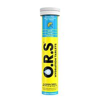 O.R.S Hydration Electrolyte Tablets, Hydration Multiplier with 60% Less Sugar and Calories (Lemon, 24 Tablets, 12 Servings)