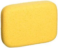 QEP 70005Q-6D 7.5 Inch x 5.5 Inch x 1.875 Inch Grouting, Cleaning and Washing Sponge, X-Large, 6-Pack, 6 Pack, Yellow