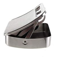 Cigarette Case FGGHS Metal Automatic Cigarette Tobacco Roller Rolling Machine Case 92 X 85 X22mm Silver
