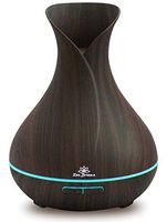 Essential Oil Diffuser Dark Wood - Deluxe Ultrasonic Cool Mist Aromatherapy Diffuser - Birthday Gift Ideas Edition by Zen Breeze